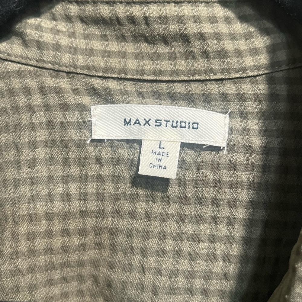 Max Studio Checkered Shirt - Picture 3 of 4